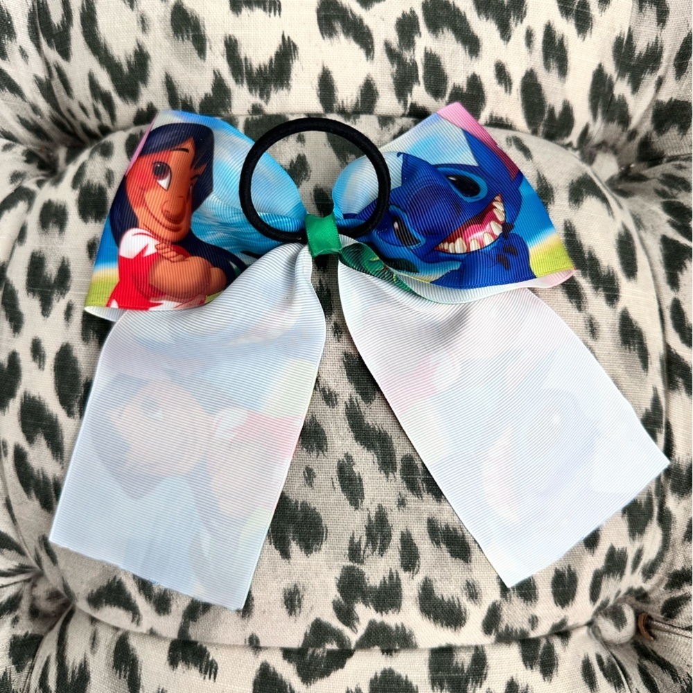 Lilo & Stitch Cheerleading Bow - Picture 2 of 2